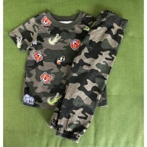 Garanimals Baby Boys PJ Short Sleeve Print Camo set -  Size 12 months
